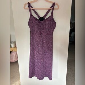 Prana Purple and Pink Midi Dress